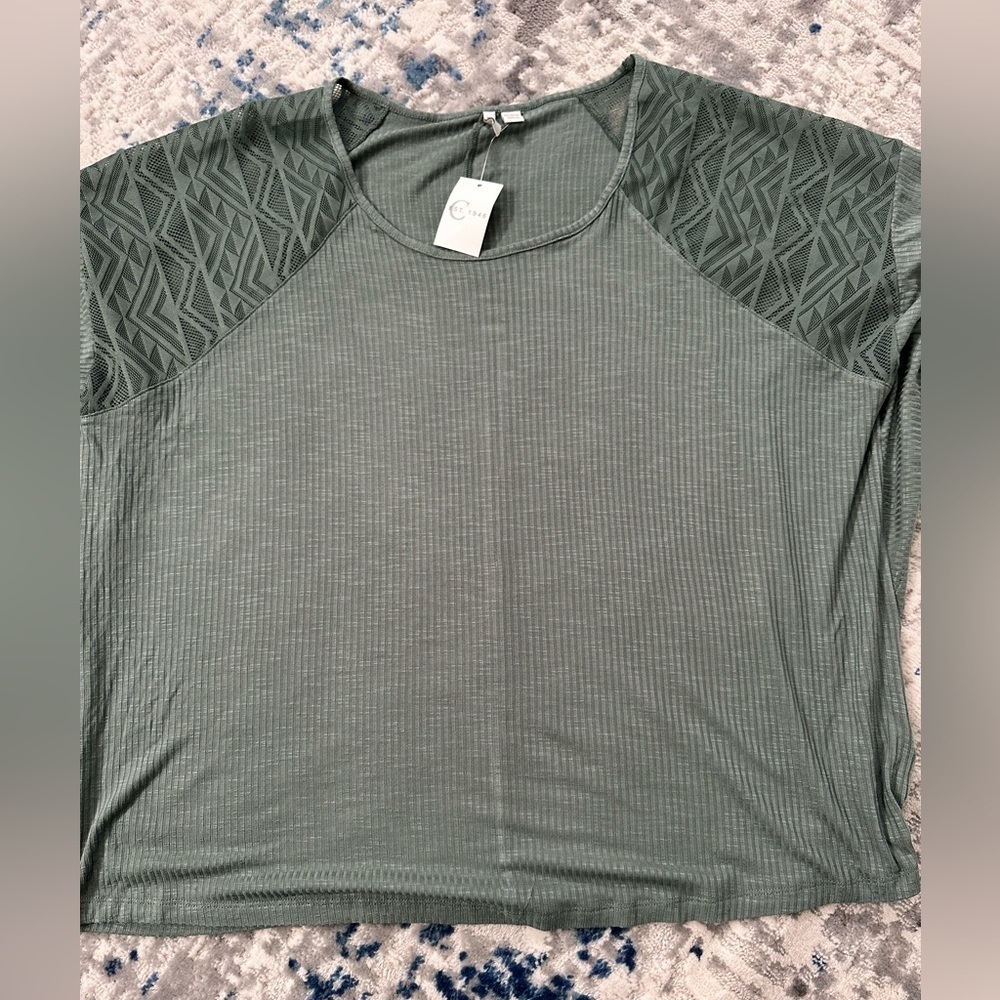 C Est. 1946 Sage Green Top Size 18/20W NWT